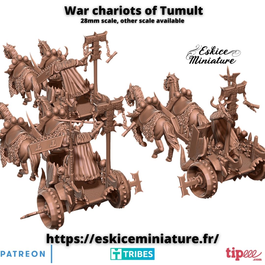 Chariots of Tumult ( 3 Streitwagen )