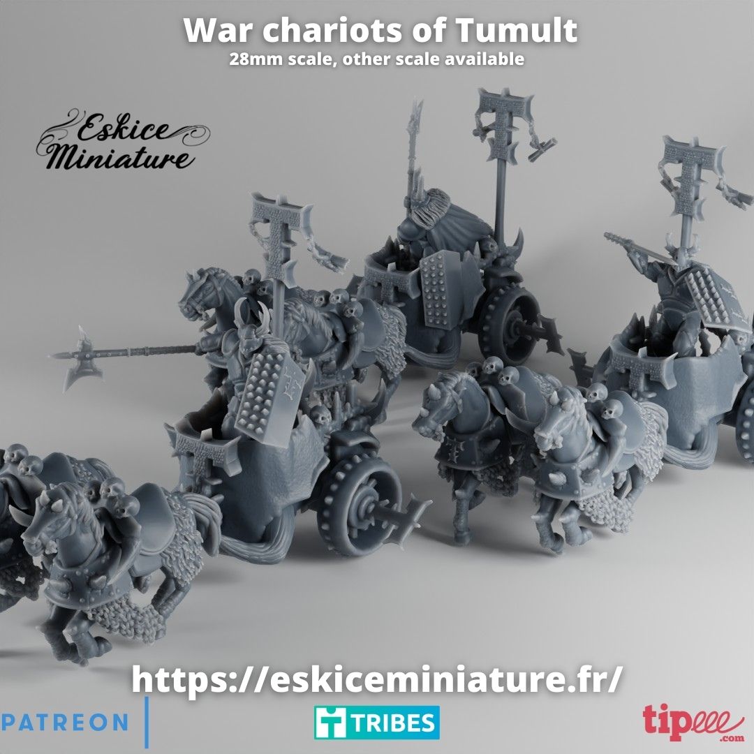 Chariots of Tumult ( 3 Streitwagen )