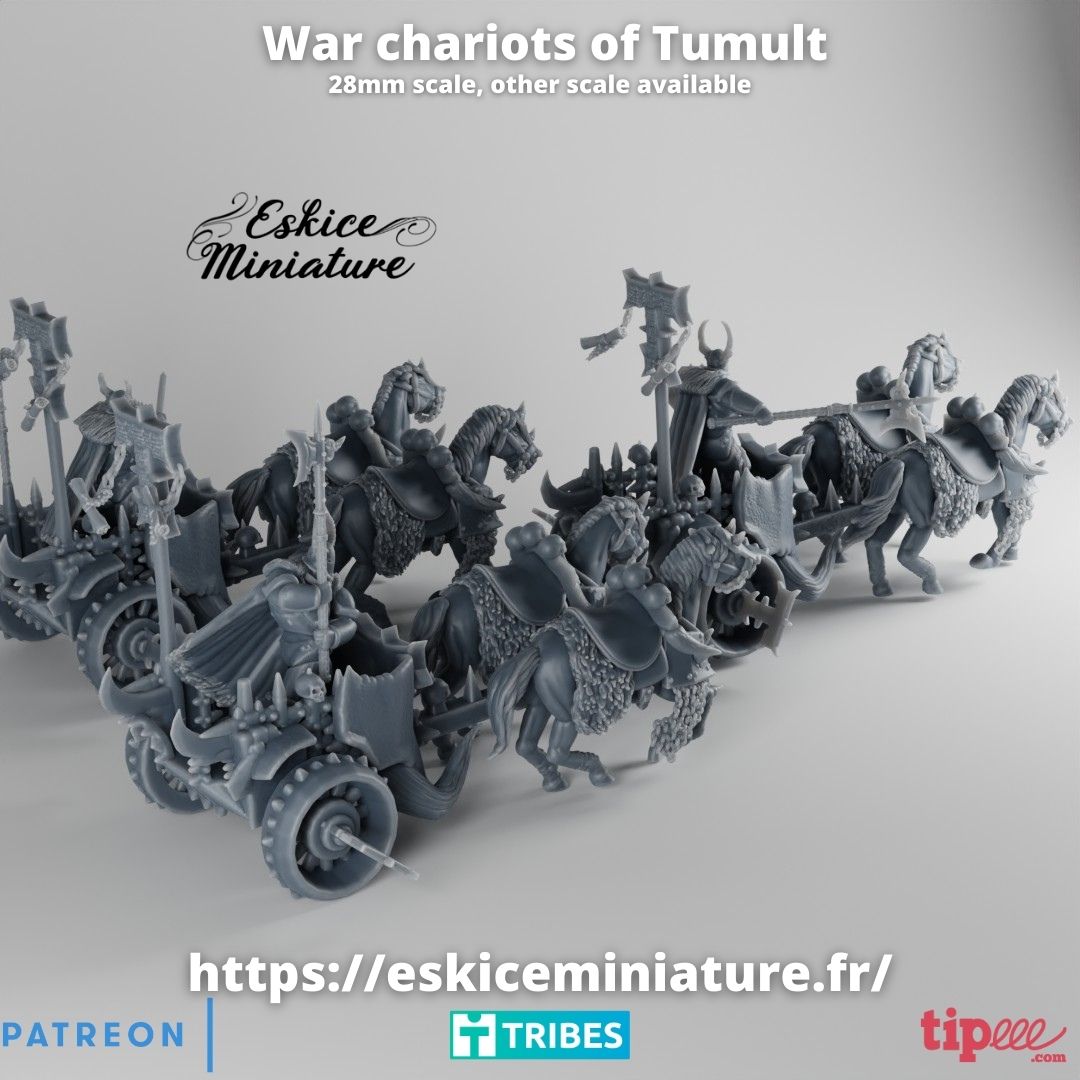 Chariots of Tumult ( 3 Streitwagen )