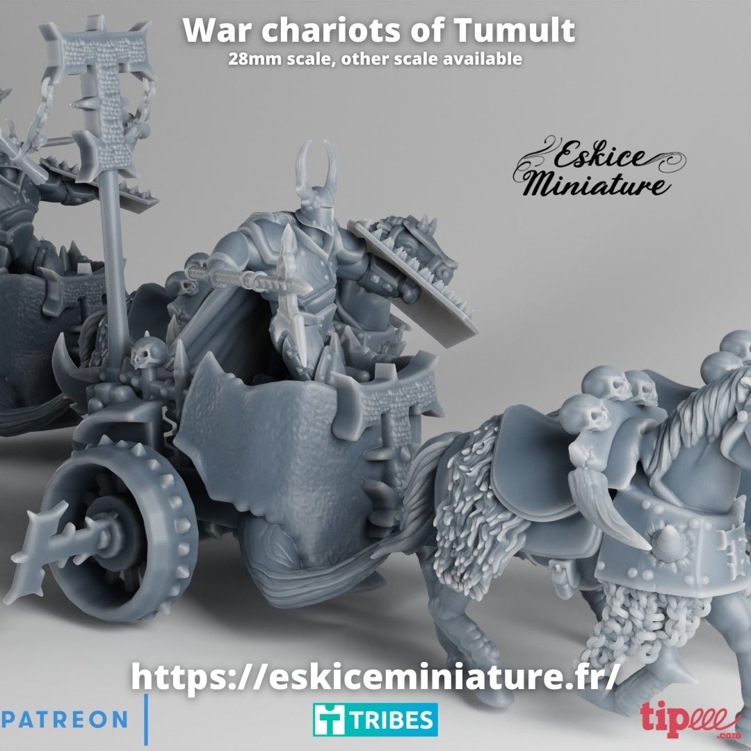 Chariots of Tumult ( 3 Streitwagen )