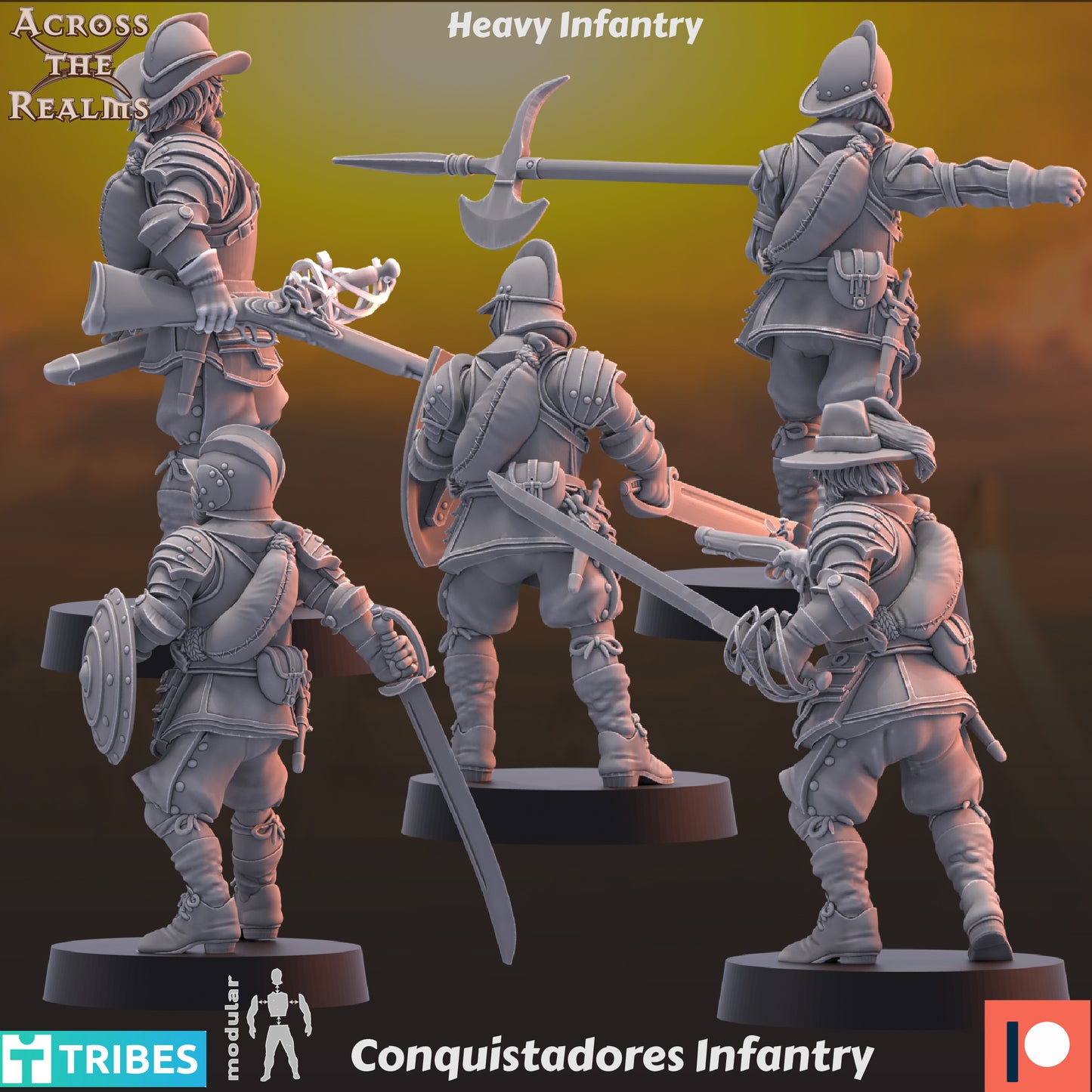 Conquistadores de la Tormenta ( 10 Miniaturen )