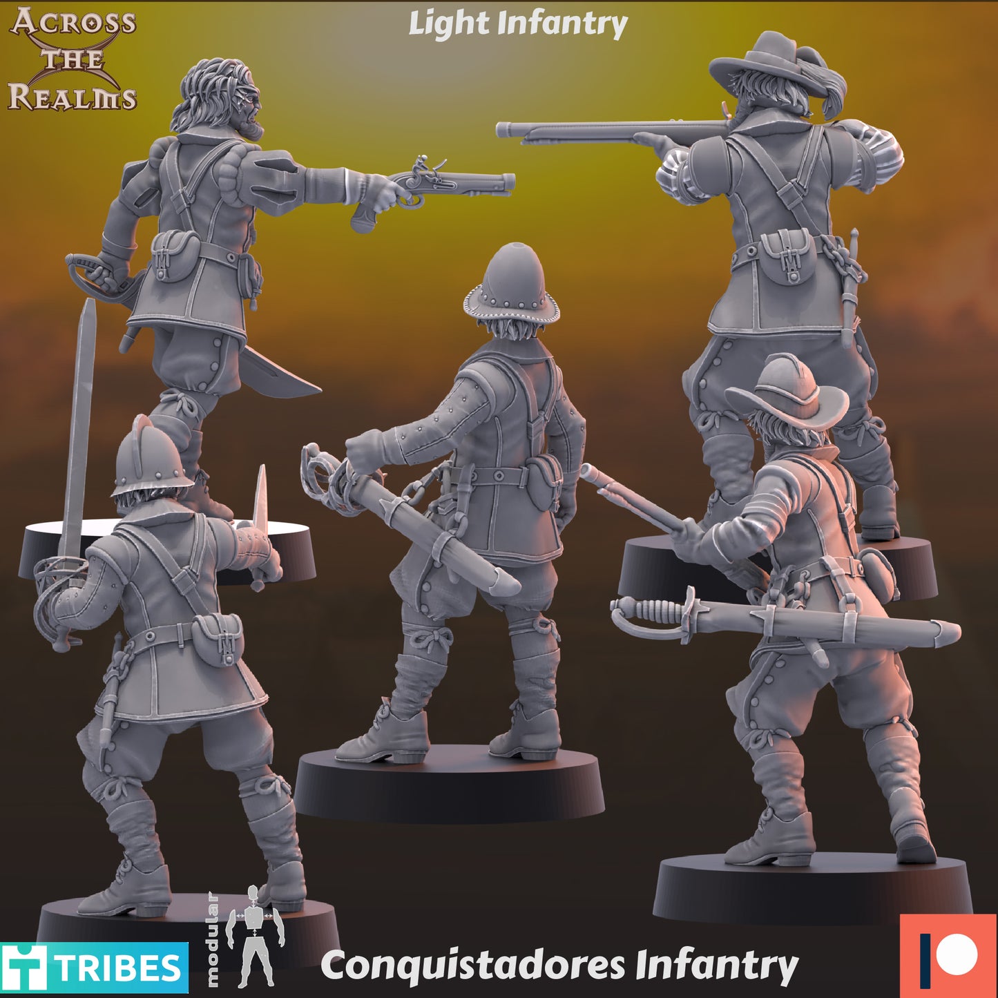 Conquistadores de la Tormenta ( 10 Miniaturen )
