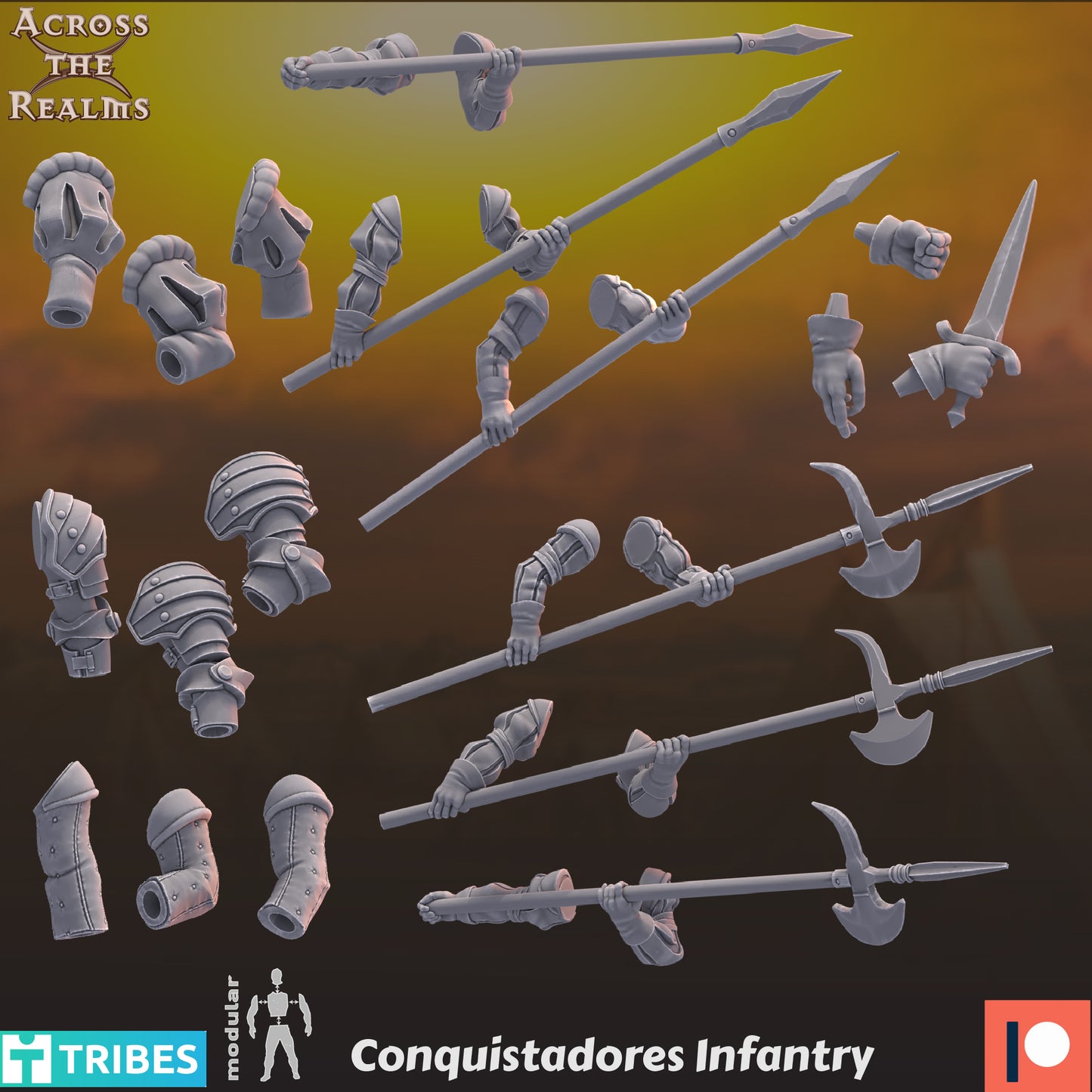 Conquistadores de la Tormenta ( 10 Miniaturen )