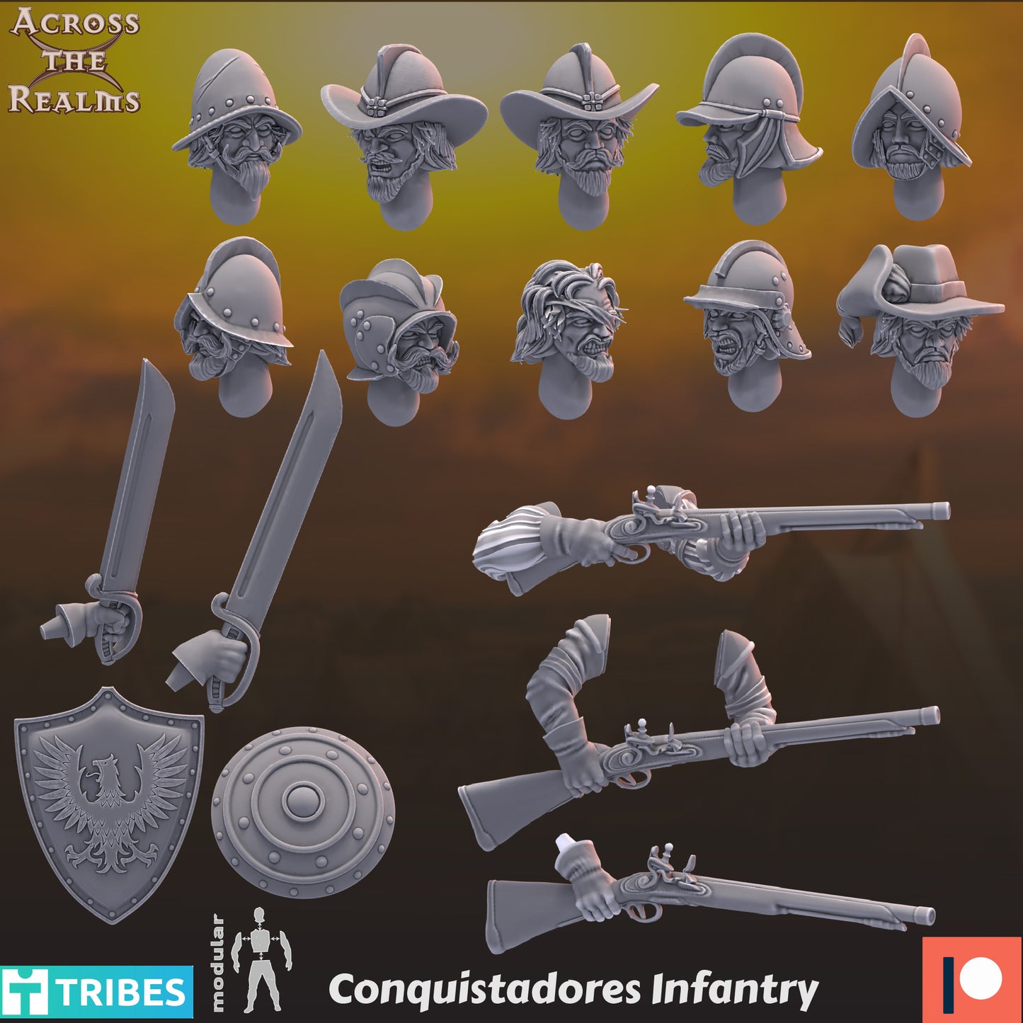 Conquistadores de la Tormenta ( 10 Miniaturen )
