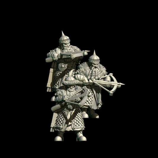Eastern Dwarves with  Crossbows ( 3 Miniaturen )
