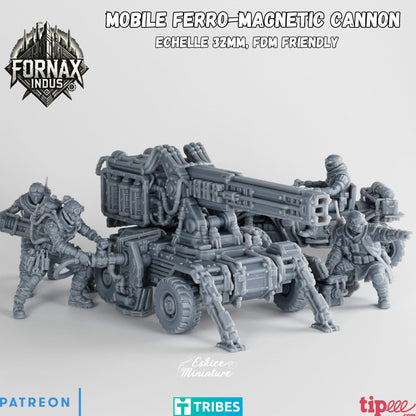 Mobile Ferro-Magnetic Cannon Fornax indus