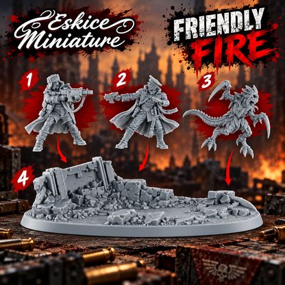 Friendly Fire ! - Diorama