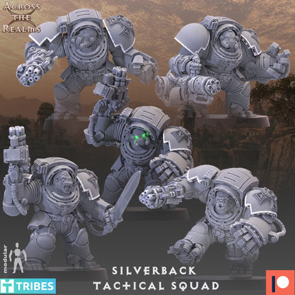 Silverback Tactical Squad ( 5 Miniaturen )