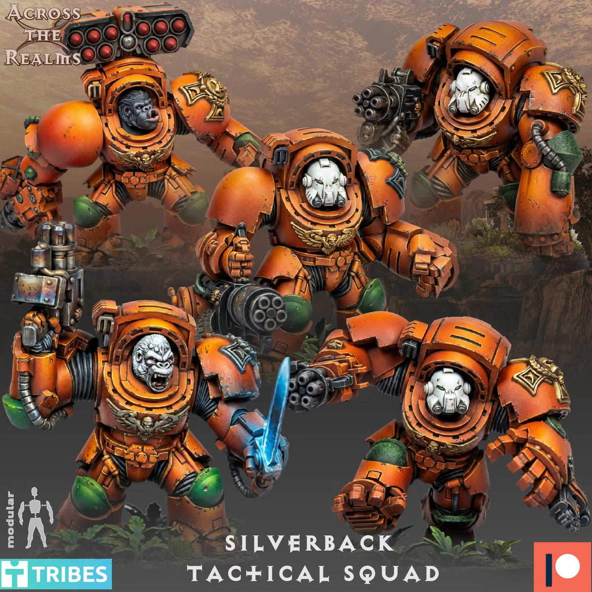 Silverback Tactical Squad ( 5 Miniaturen )