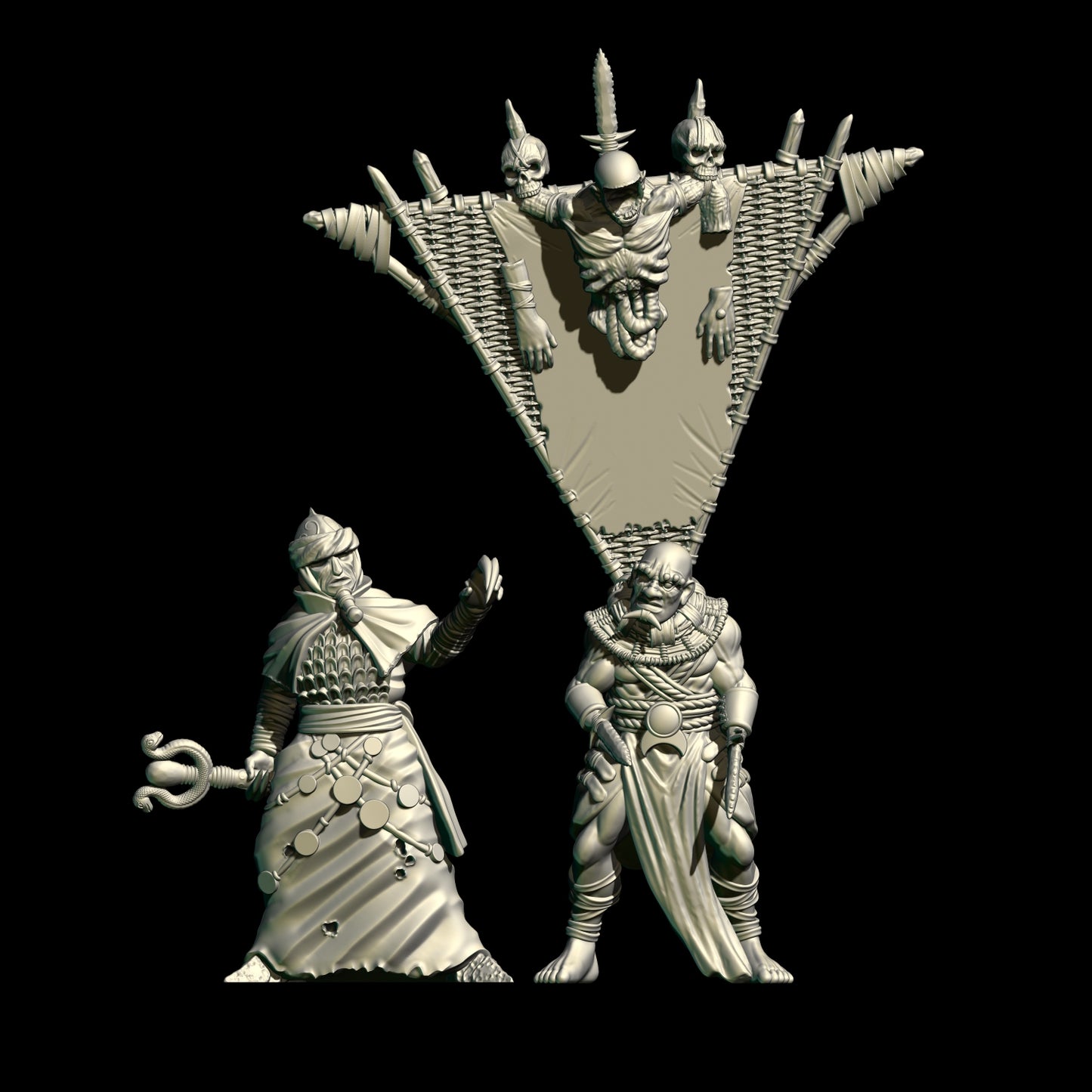 Old King and Merchant Lord - Great Conqueror of the South( 2 Minituren )