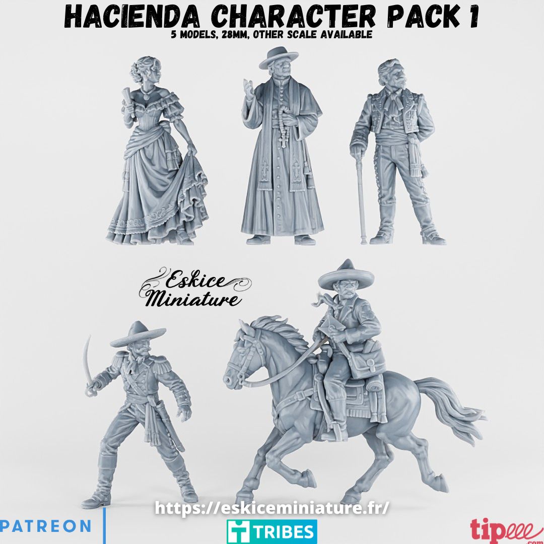 Hacienda Character pack  ( 5 Miniaturen )