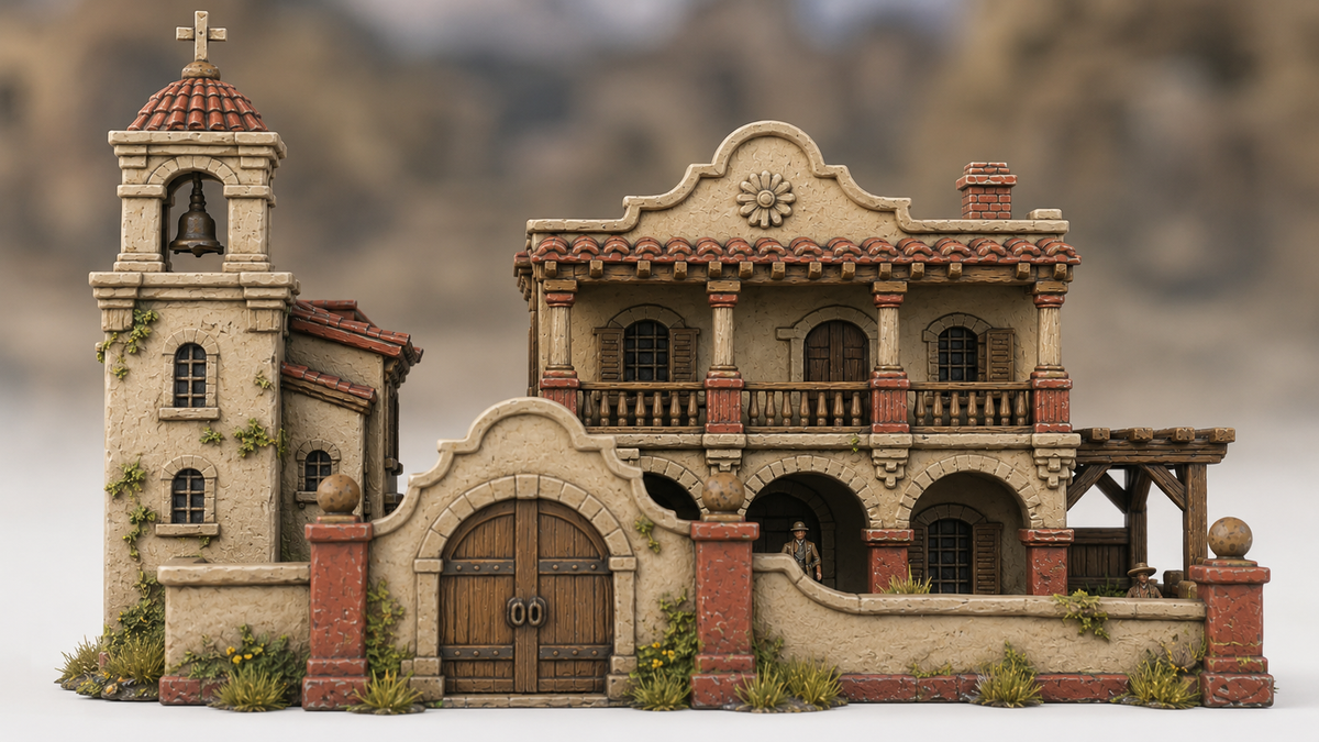 Hacienda (3 miniatures)