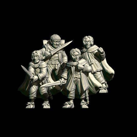 Halflings (  4 Miniaturen )