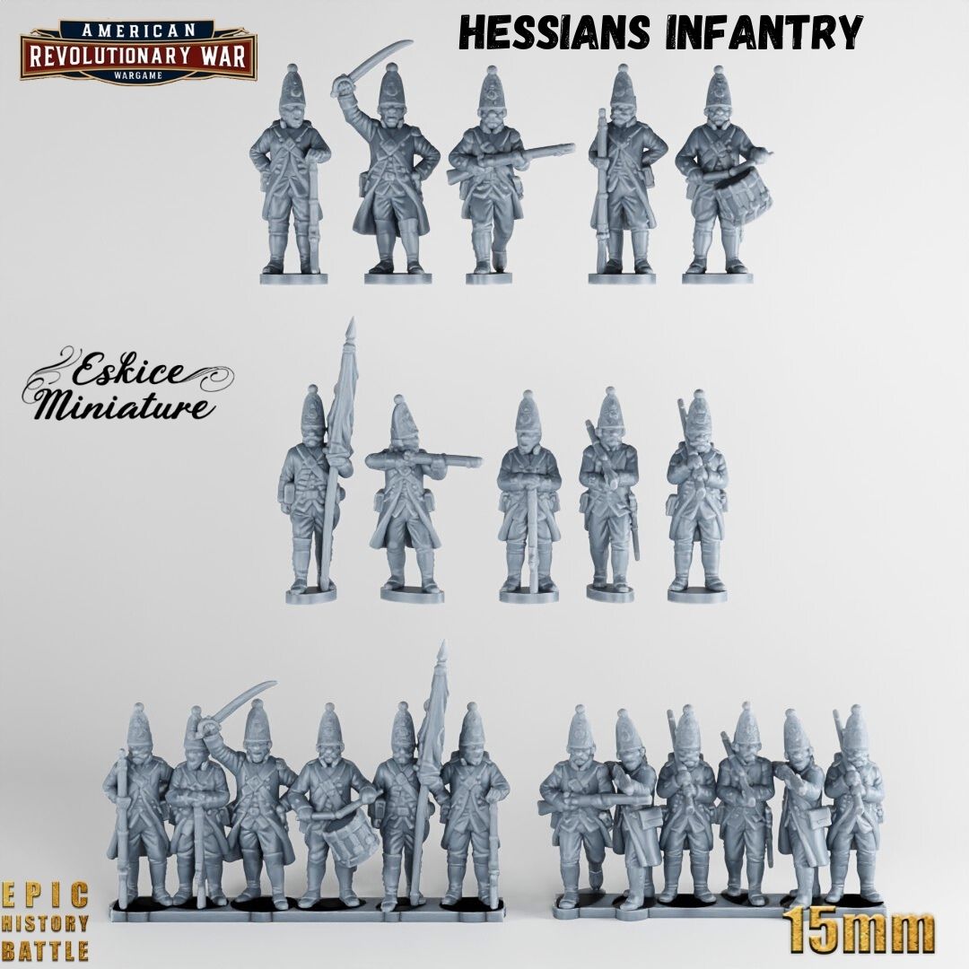 Hessian Infantry ( 10 Miniaturen )