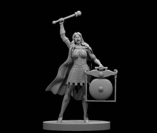 Human Female Bard  War Gong