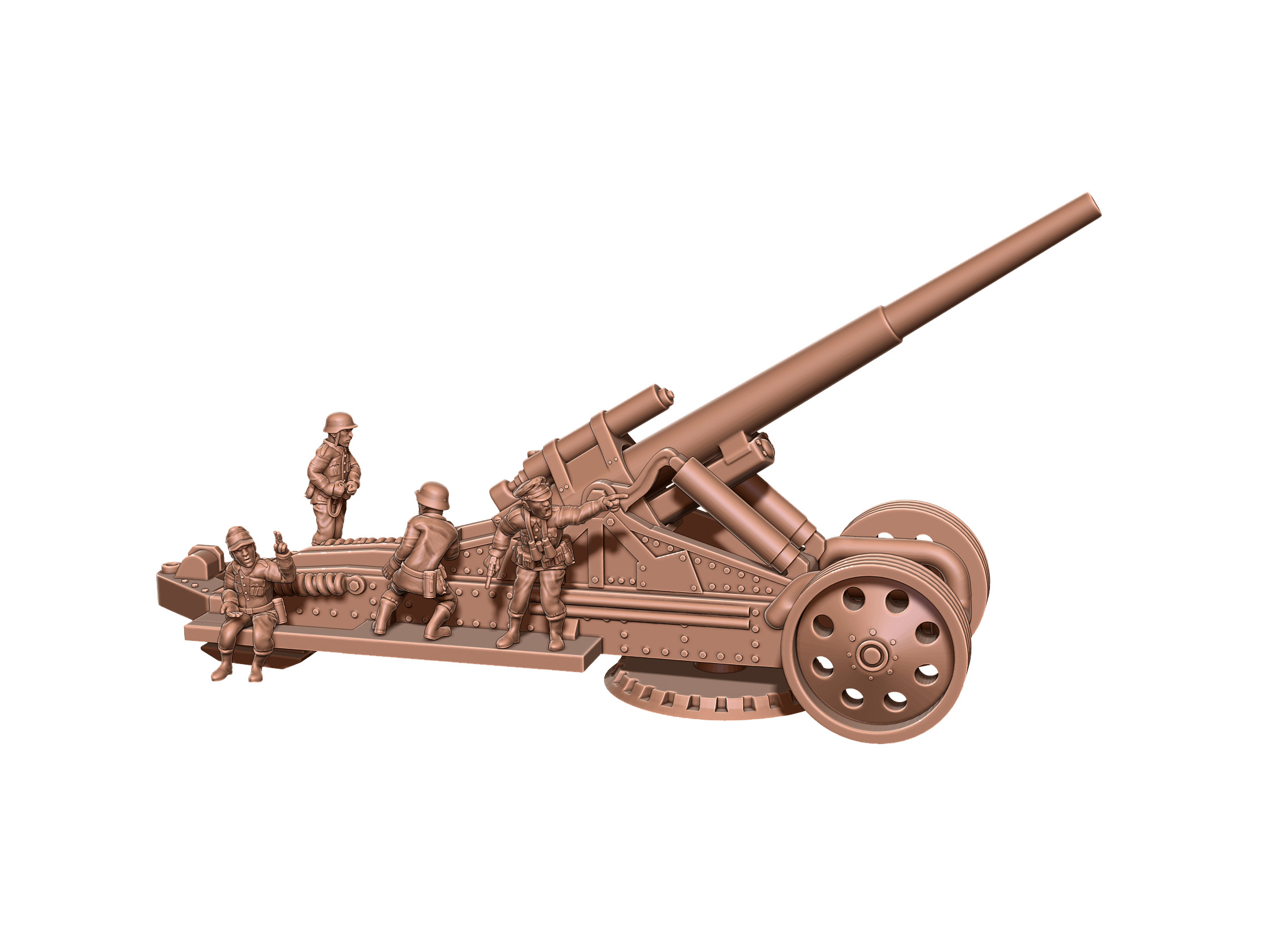 17cm K18 kanone long range artillery gun – Zombiezeit