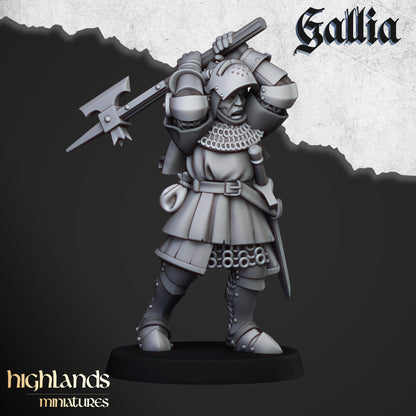 Knights of Gallia zu Fuß ( 11 Miniaturen )