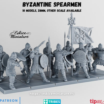 Byzantine Spearmen ( 10 Miniaturen )