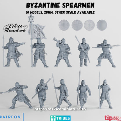 Byzantine Spearmen ( 10 Miniaturen )