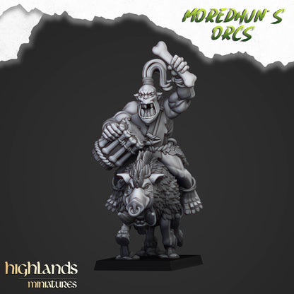 MOUNTED CAVE ORC ( 8 Miniaturen )