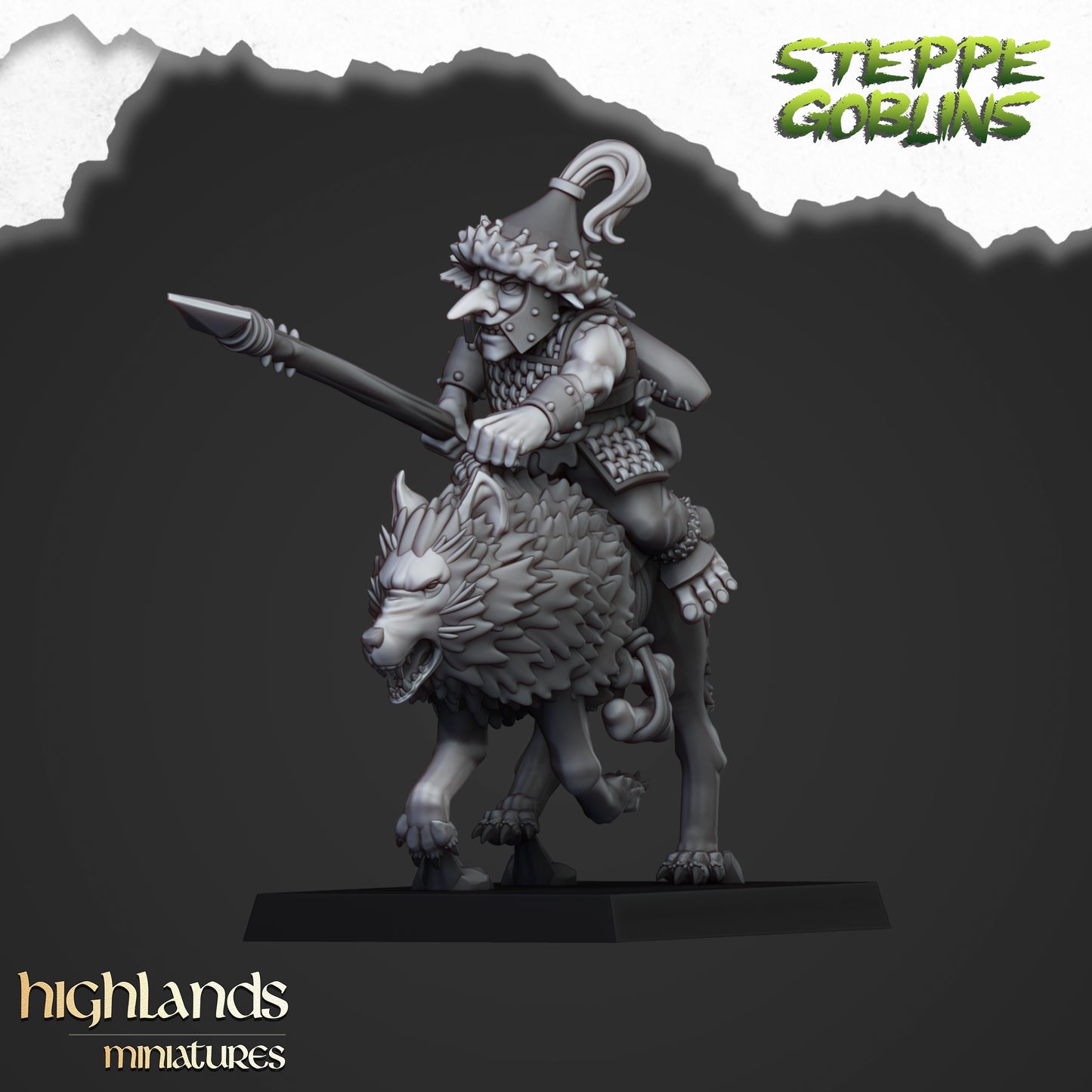 Mounted Steppe Goblin Core Units ( 5 Miniaturen )