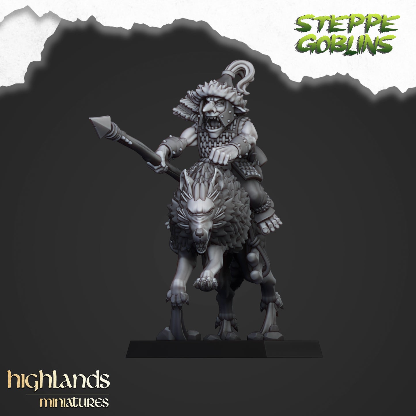 Mounted Steppe Goblin Core Units ( 5 Miniaturen )