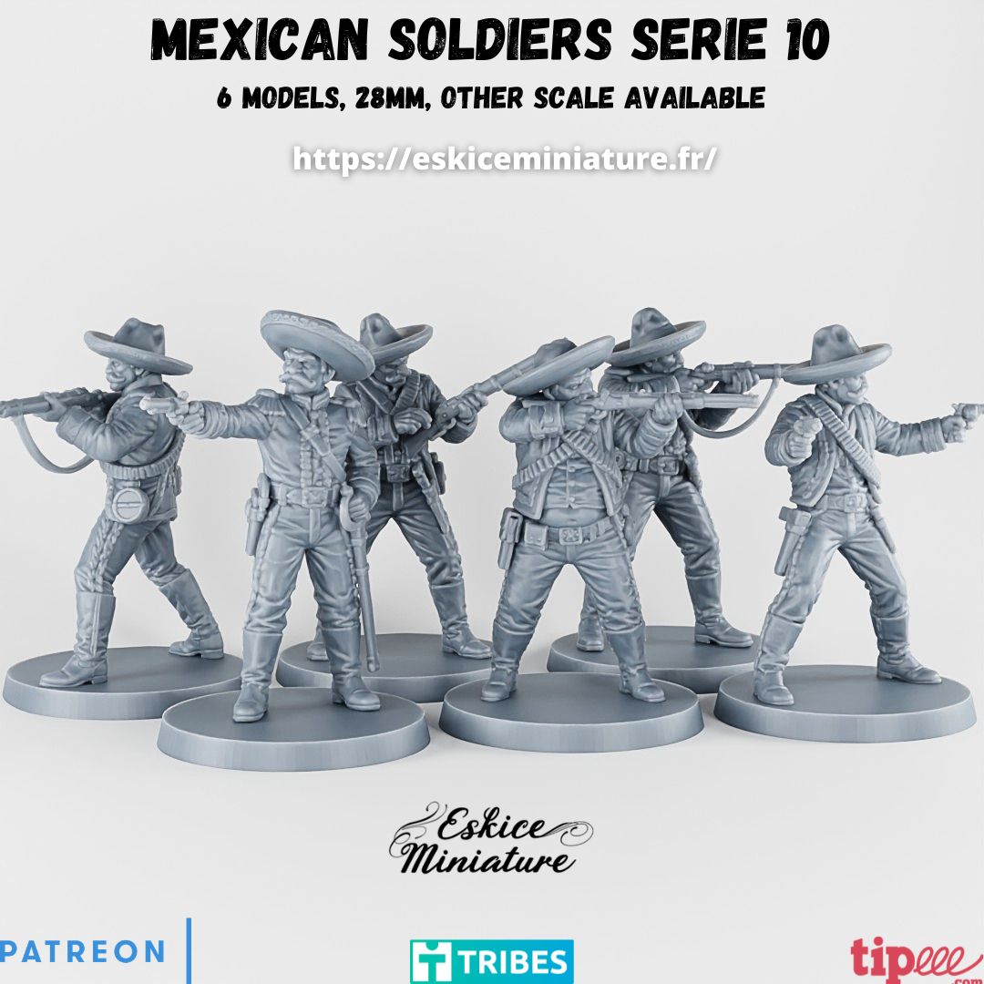 Mexican Soldiers ( 6 Miniaturen )