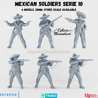 Mexican Soldiers ( 6 Miniaturen )