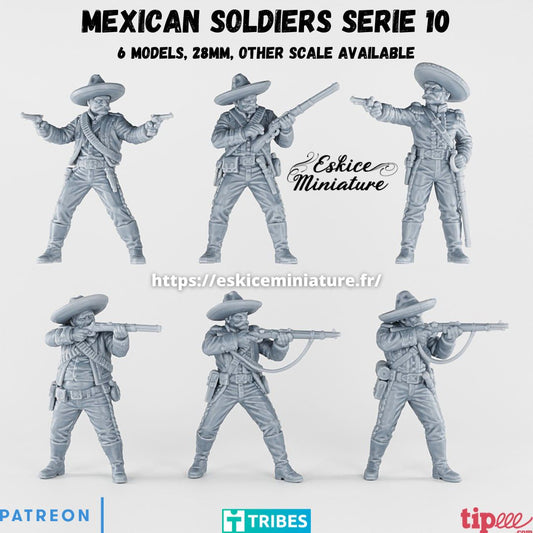 Mexican Soldiers ( 6 Miniaturen )