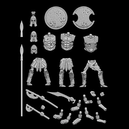 Modular Armoured Skelies( 3 Minituren )
