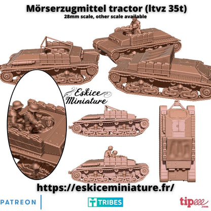 Mörserzugmittel 35t ( 5 Miniaturen )