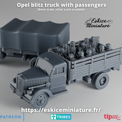 Opel Blitz ( 2 Miniaturen )