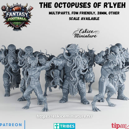 The Octopuses of R’lyeh ( 9 Miniaturen )
