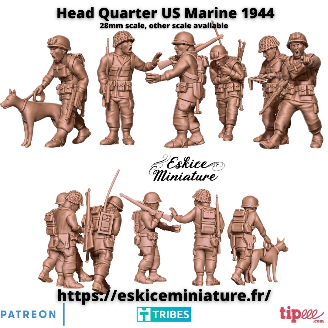 US Marines Headquarter ( 7 Miniaturen )