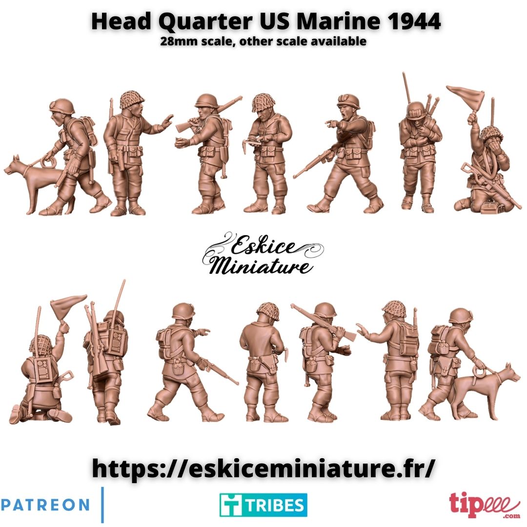 US Marines Headquarter ( 7 Miniaturen )