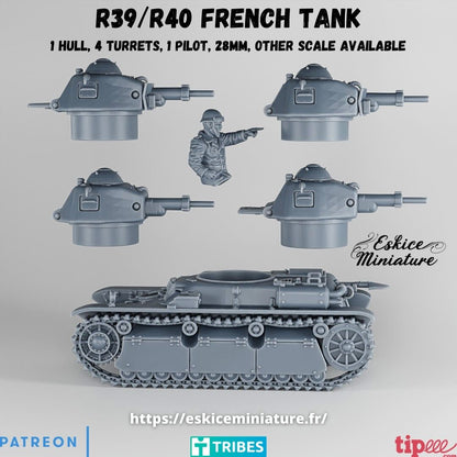 French R39 / R40 Tank