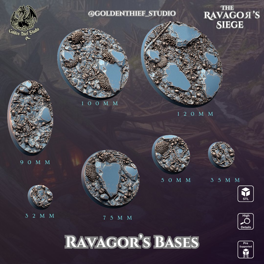 Ravagor Szenische Base ( 32/50/75/100/125/90 )