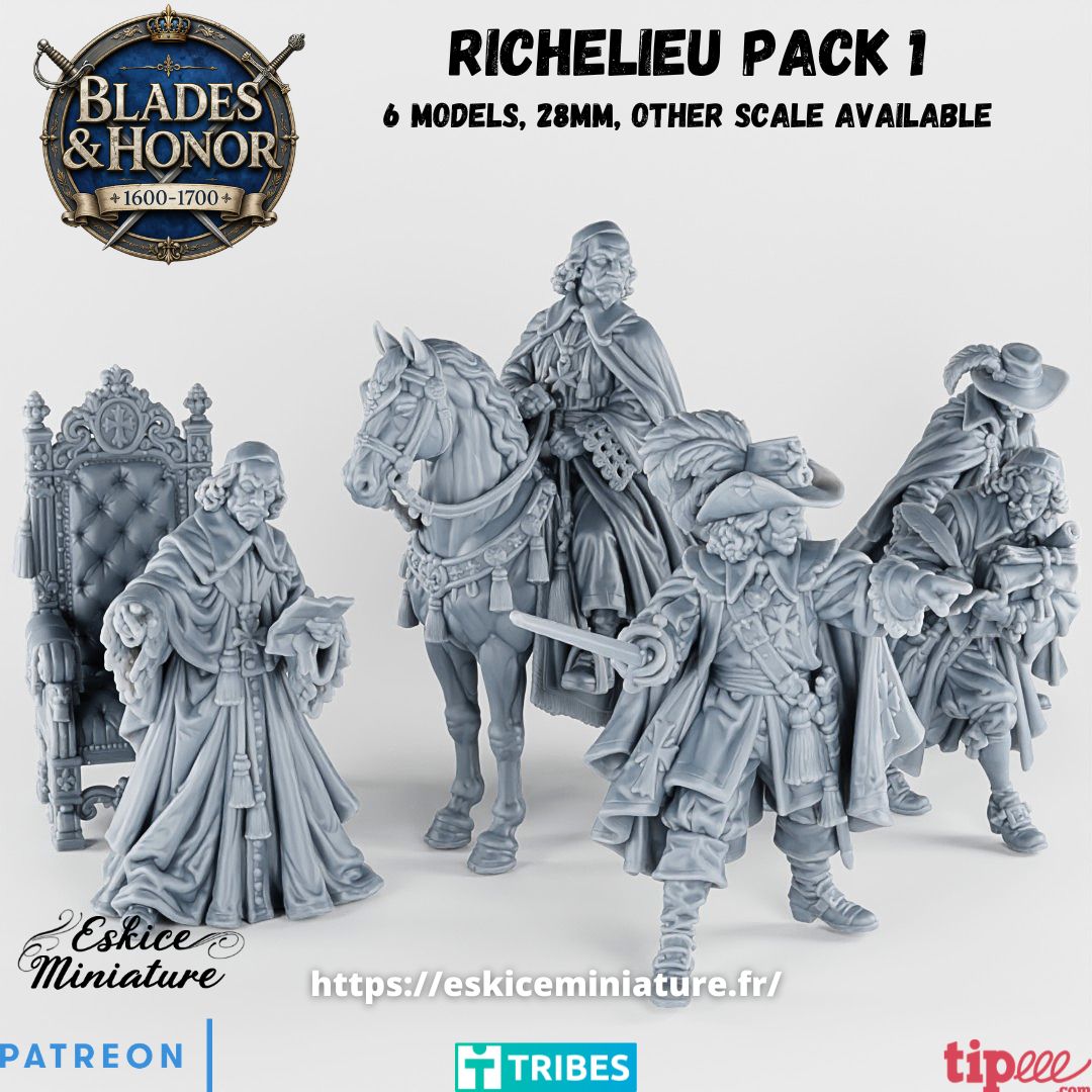 Richelieu pack  (5 miniatures)