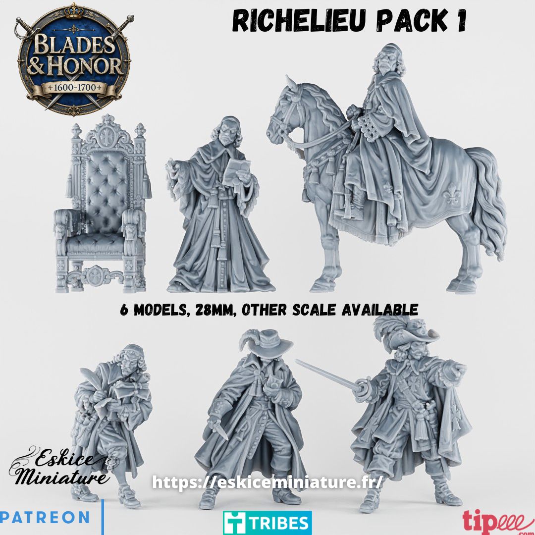 Richelieu pack  (5 miniatures)