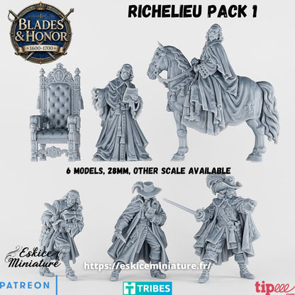 Richelieu pack  (5 miniatures)