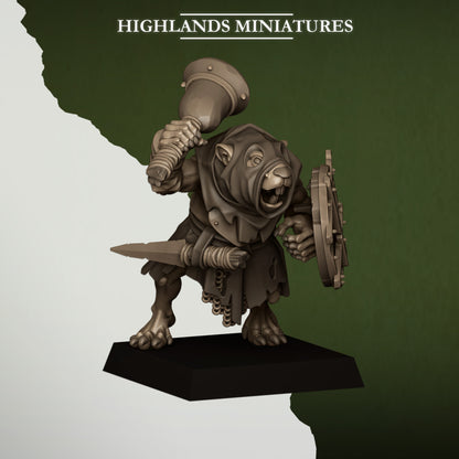 Sewer Rats Commando Units (3 Miniaturen )