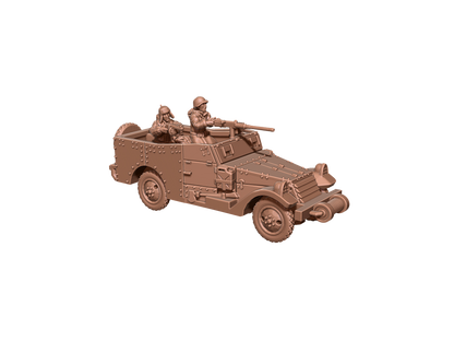 Russian  “White Scout Car” mit und ohne Crew ( 2 Miniaturen )