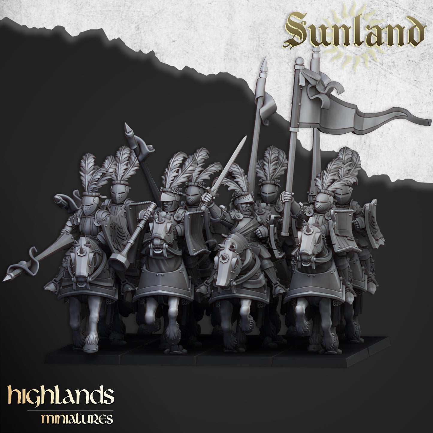 Sunland Cavalry Commando Units ( 3 Miniaturen )