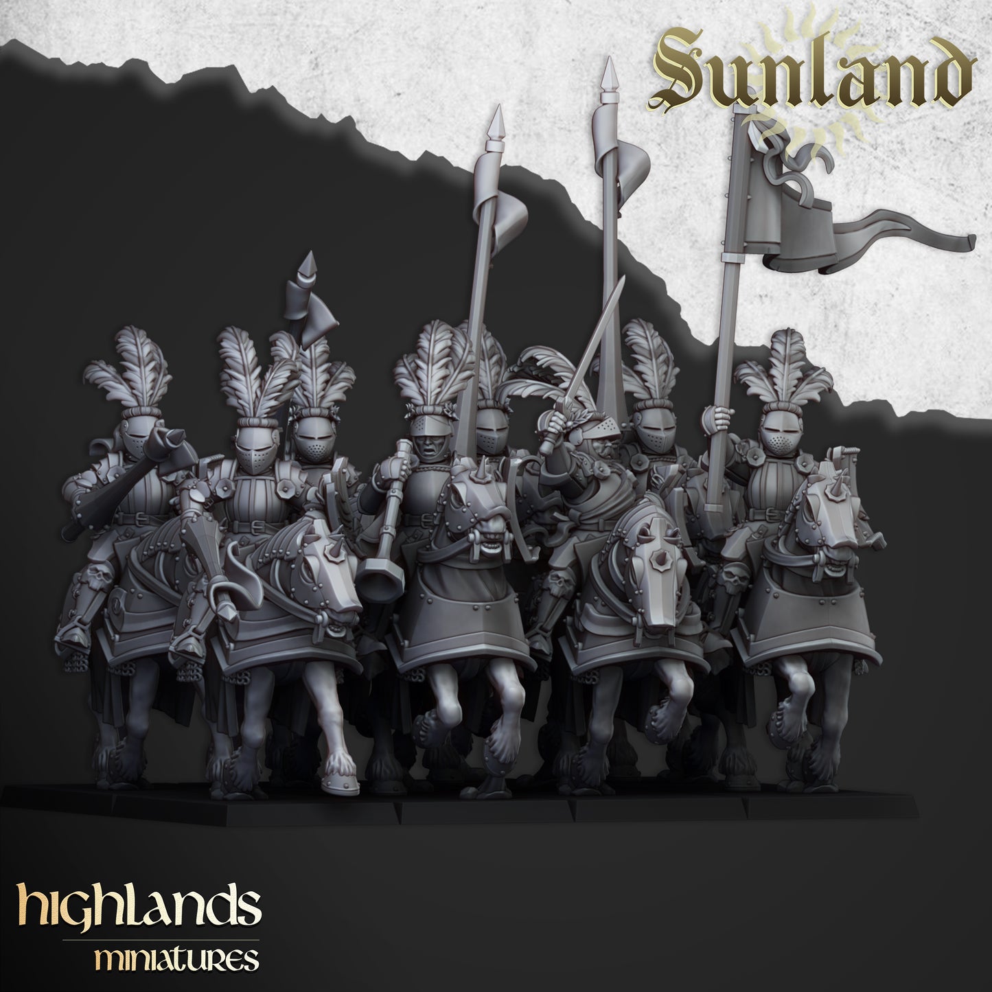 Sunland Cavalry Commando Units ( 3 Miniaturen )