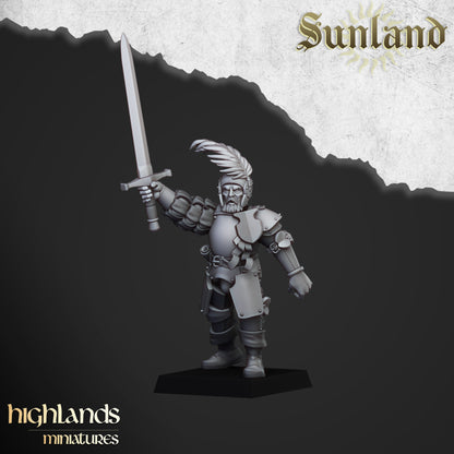 Sunland Landsknechts Commando Units ( 4 Miniaturen )