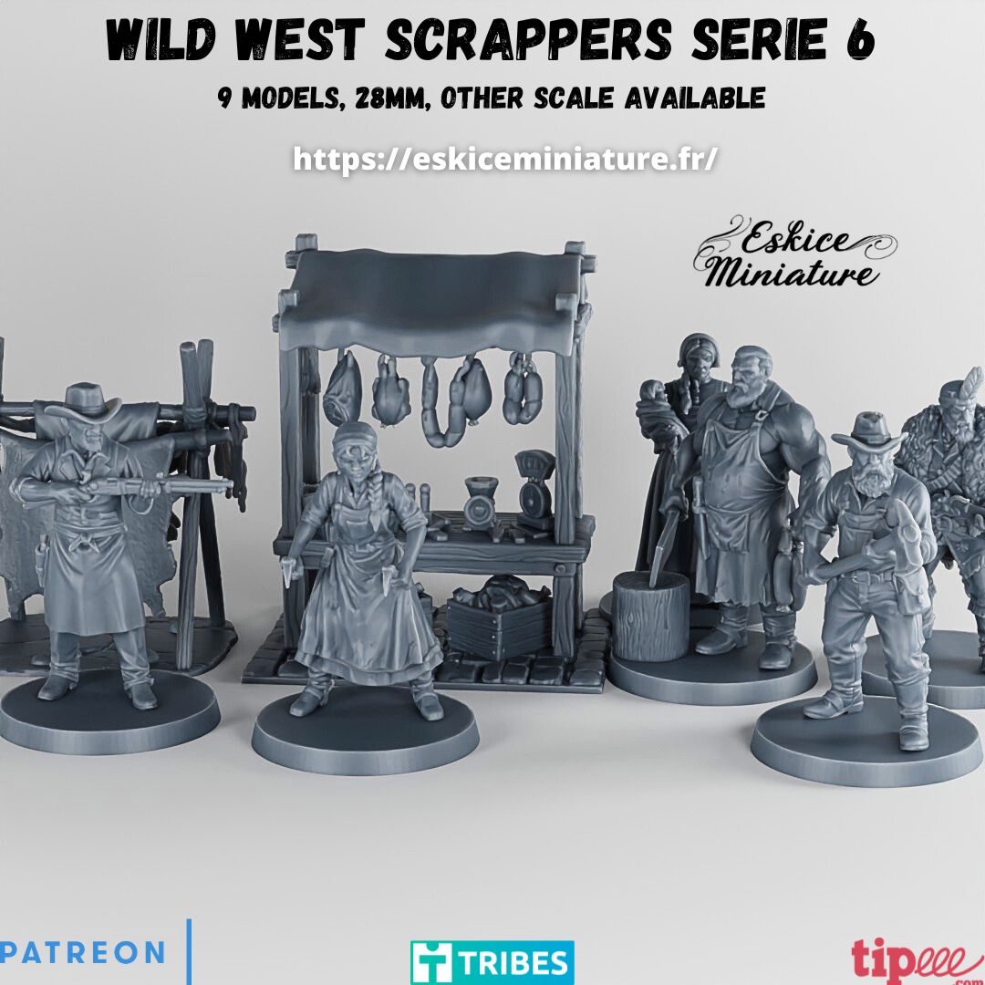 Wild West Scrappers ( 6 Miniaturen )