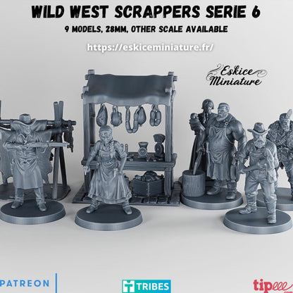 Wild West Scrappers ( 6 Miniaturen )