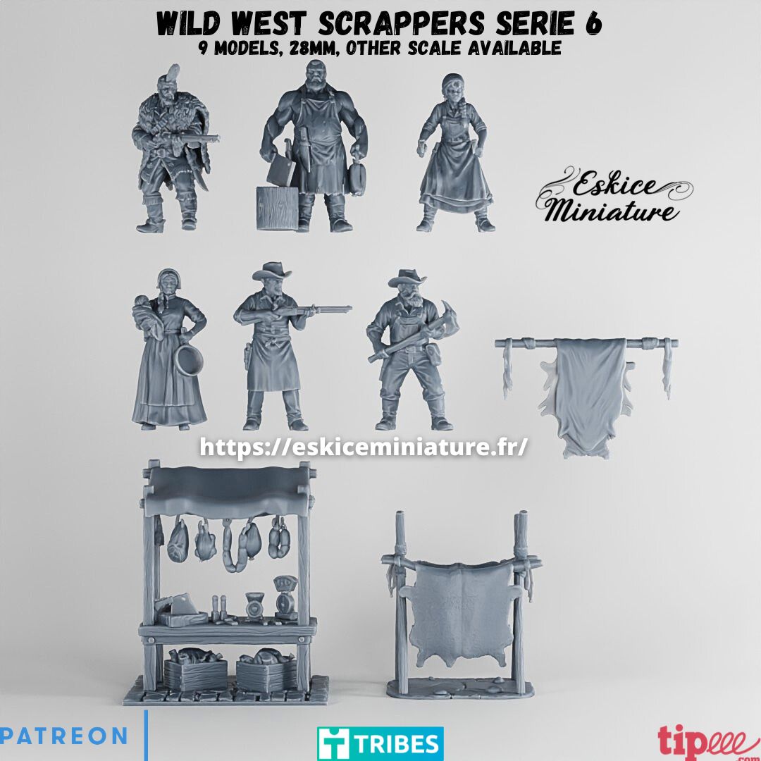 Wild West Scrappers ( 6 Miniaturen )