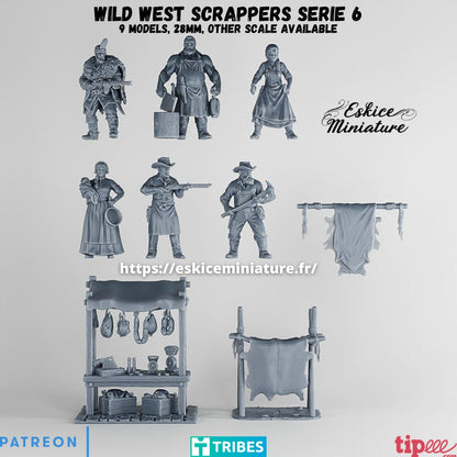 Wild West Scrappers ( 6 Miniaturen )