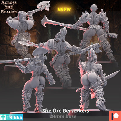he Orc Berserkers ( 5 Miniaturen ) ( 2 Versionen )